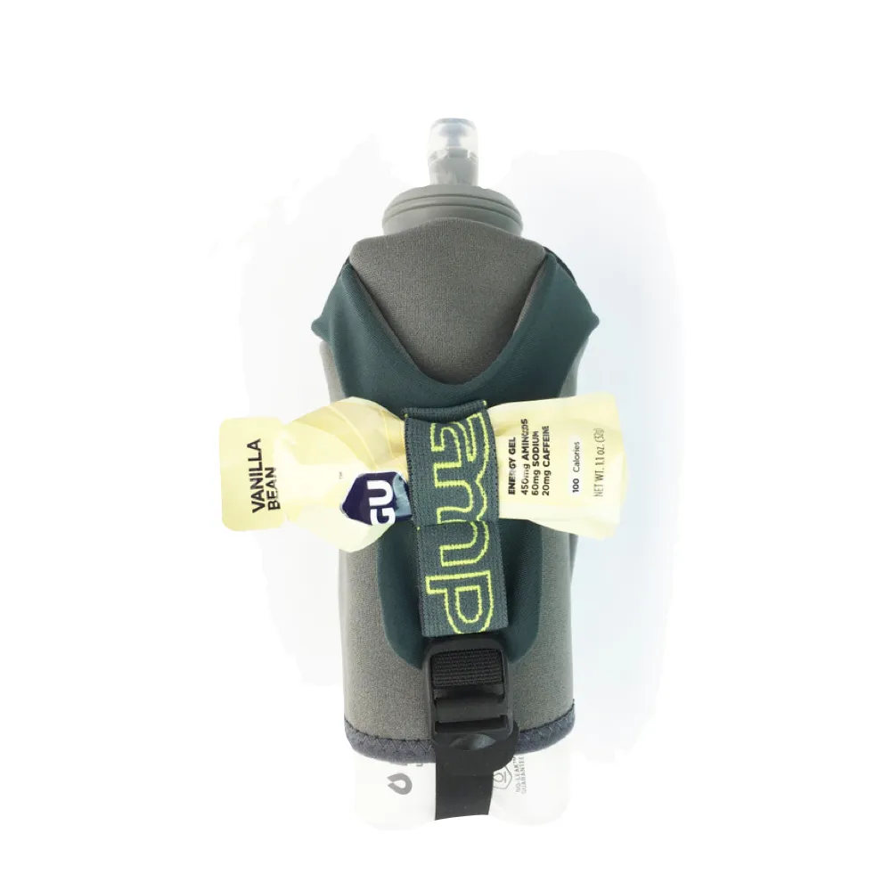 Amphipod Hydraform Soft-Tech Handheld 20 oz. Bottle in Charcoal/Gray