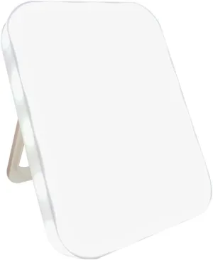 Angoily Portable Makeup Mirror 3 LED Lights Compact Folding Touch Control Charging for Travel