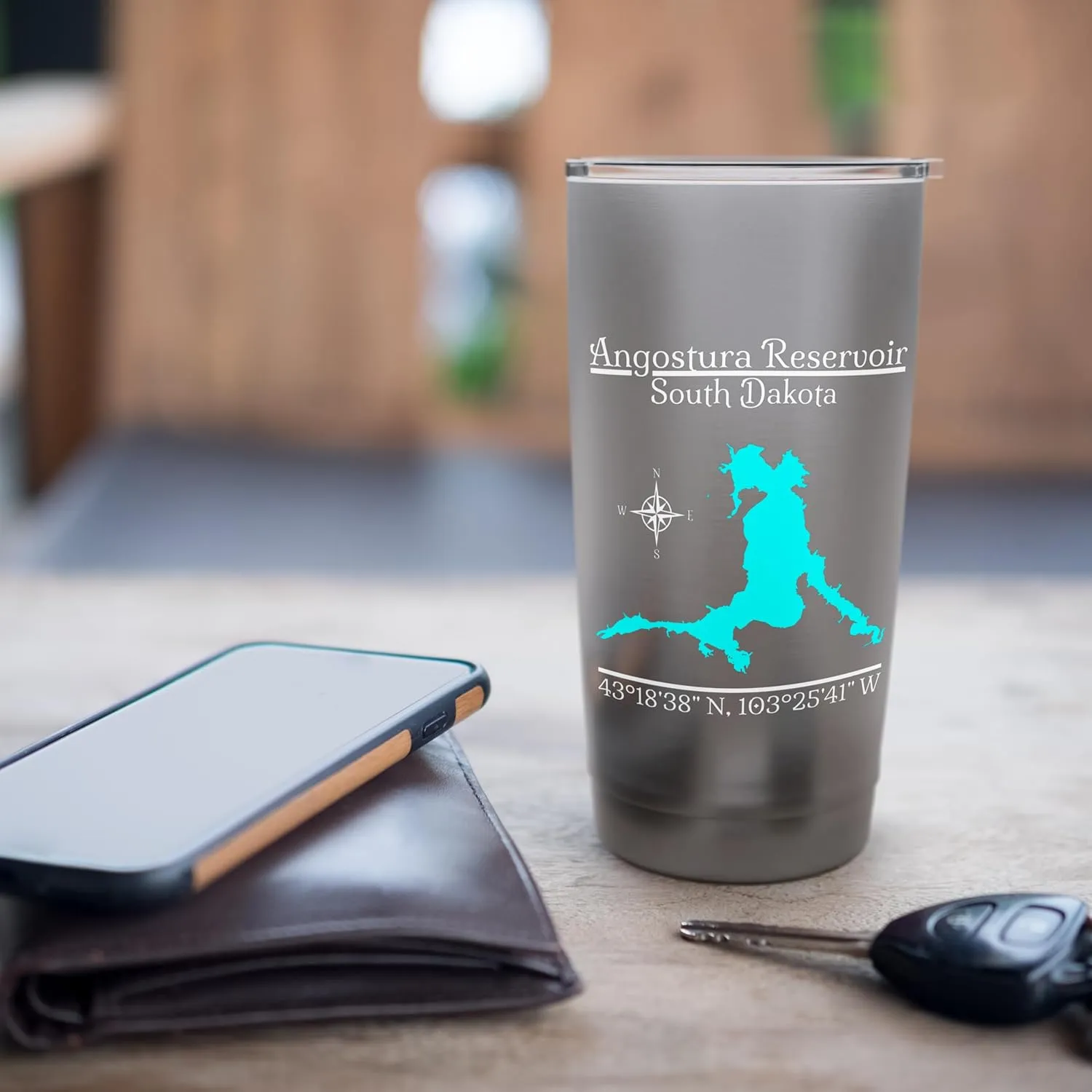 Angostura Reservoir - South Dakota Stainless Steel Insulated Tumbler