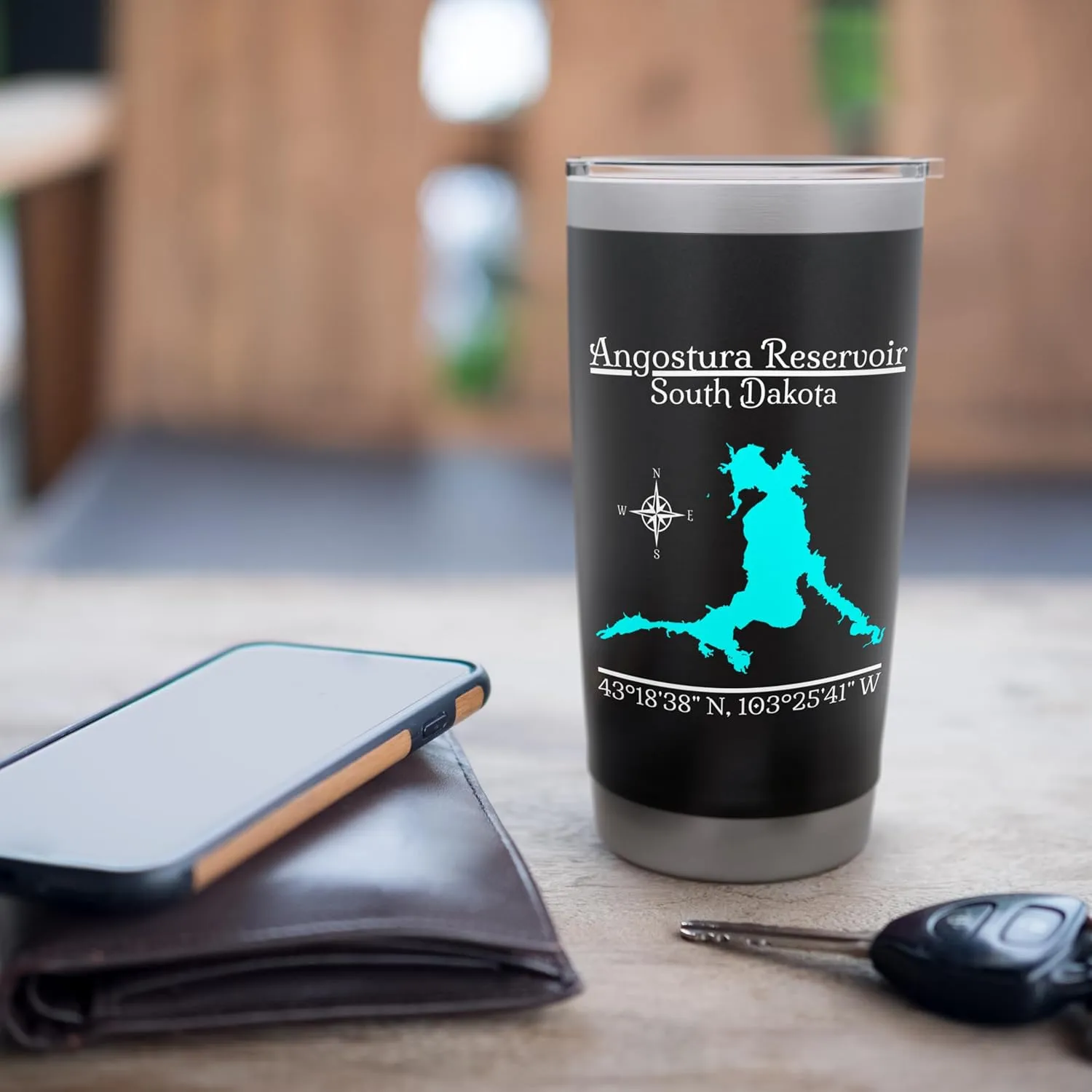 Angostura Reservoir - South Dakota Stainless Steel Insulated Tumbler
