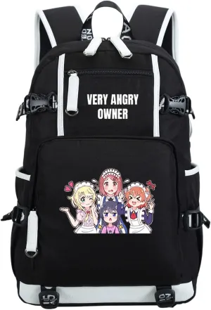 Anime Watashi ni Tenshi ga Maiorita! Backpack Cosplay Mochila Rucksack Kawaii Ribbon Backpack (1)