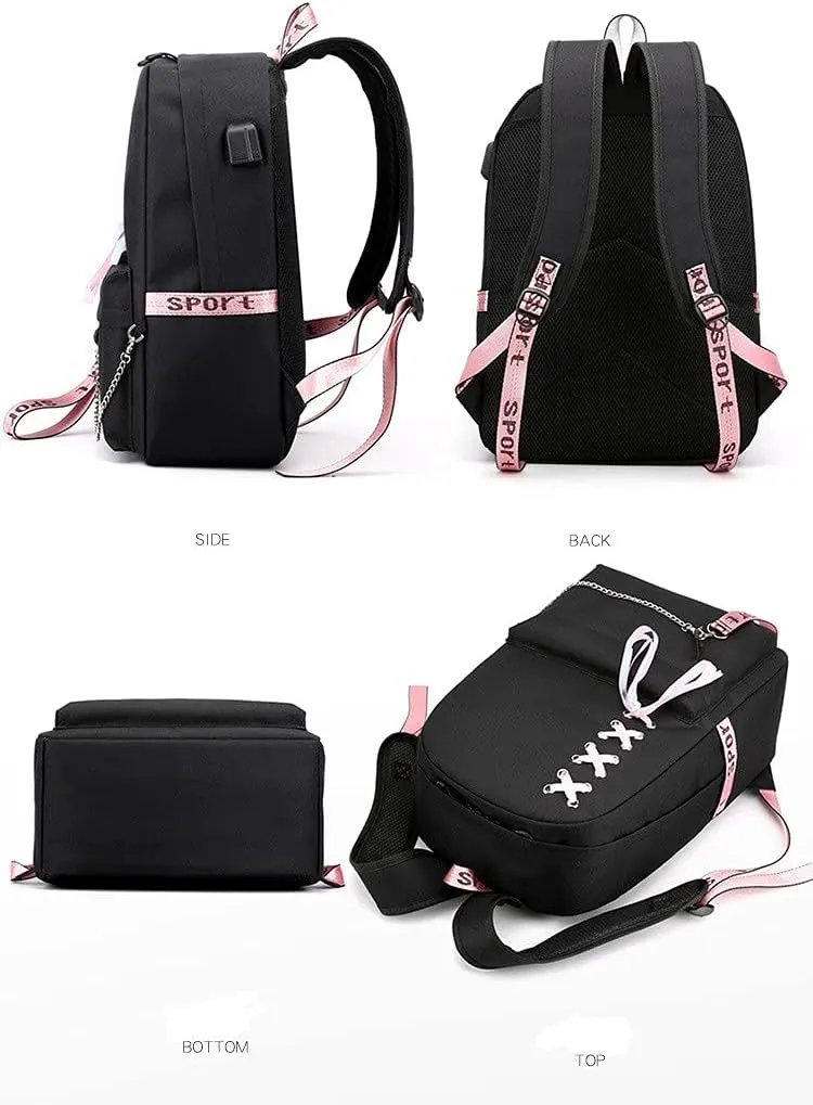 Anime Watashi ni Tenshi ga Maiorita! Backpack Cosplay Mochila Rucksack Ribbon Backpack (5)