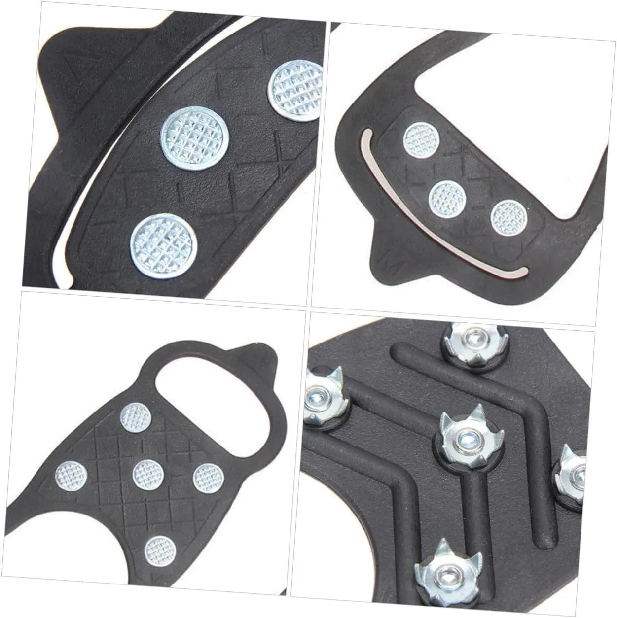 Anti-Slip Eight-Tooth Crampons Climbing Traction Shoe Grips Mountain Winter Anti-Slip Crampons Ice