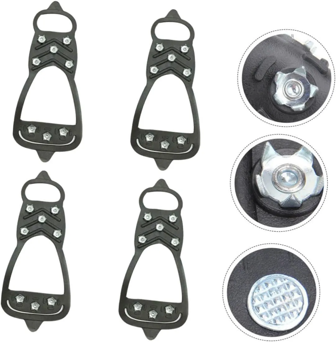 Anti-Slip Eight-Tooth Crampons Shoes Crampons Anti-Slip Traction Cleats Shoe Ice Shoe Boot Traction