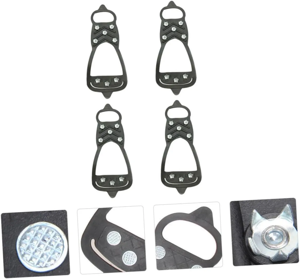 Anti-Slip Eight-Tooth Crampons Shoes Crampons Anti-Slip Traction Cleats Shoe Ice Shoe Boot Traction
