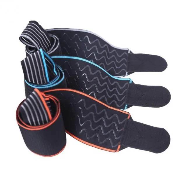 AOLIKES Professional  Adjustable Silicone Ankle Support Strap - Gray
