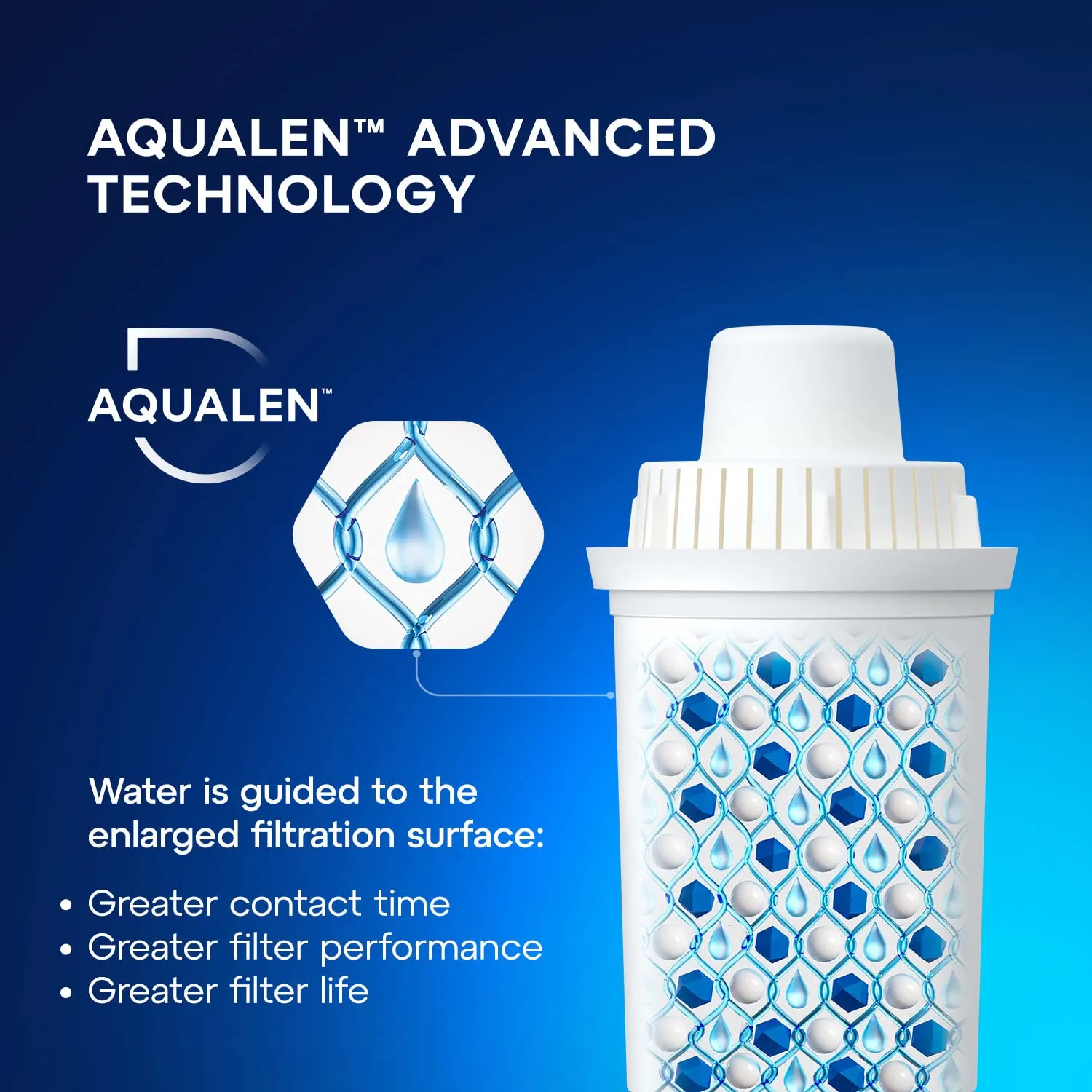 AQUAPHOR Water Filter Pitcher Ideal 7 Cup with 3 x B15 Filters - Black