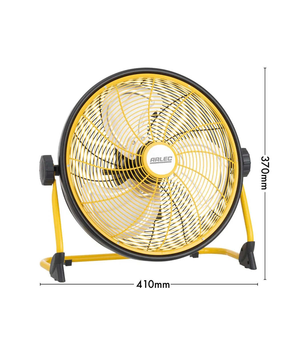 Arlec 30cm Rechargeable DC Floor Fan Outdoor Ideal for Camping Caravan & outdoors