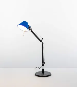Artemide Tolomeo Micro Bicolor Adjustable Table Lamp Limited Edition - Nero/Blu