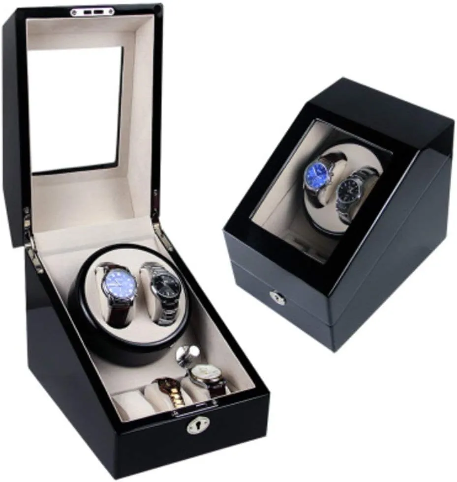 Automatic Watch Winder Watch Winder Mechanic Fully Automatic Mechanical Watch Winding Box Awaking Table Rotating Table Rotating Table Box Watch Winder Display Watch Box (2 3c)