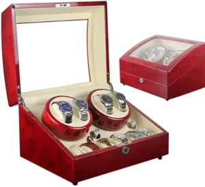 Automatic Watch Winder Watch Winder Mechanic Fully Automatic Mechanical Watch Winding Box Awaking Table Rotating Table Rotating Table Box Watch Winder Display Watch Box (4 6g)