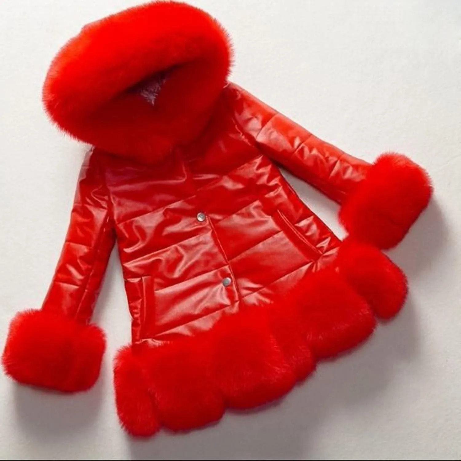 Baby Puffer Jacket Girls Lightweight Coat Thicken Warm Parka Puffer Ski Jacket Warmth Winter Outerwear