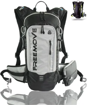 Backpack Daypack 10L, Phone Pocket, Suitable as Light Hydro Pack for Hiking, Running, MTB, Biking, Water Bladder NOT Included