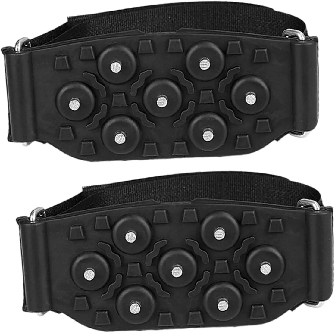 Balacoo Crampon Shoe Covers Gripper Women Traction Ice and Crampons Shoe Grip Snow Shoes Spikes Feet Grips