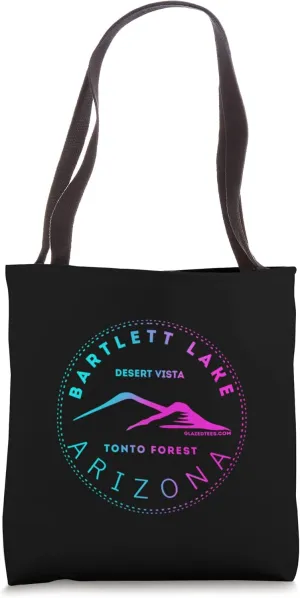 Bartlett Lake Reservoir - Phoenix Arizona Mountain Retro Tote Bag