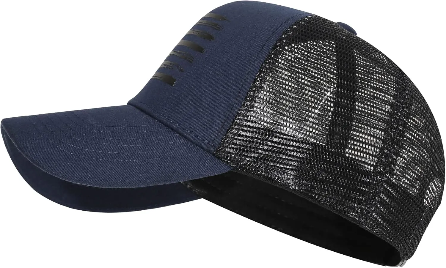 Baseball Cap, American Flag Trucker Hat for Men Women, Breathable Adjustable Fit Outdoor Mesh Snapback Hats