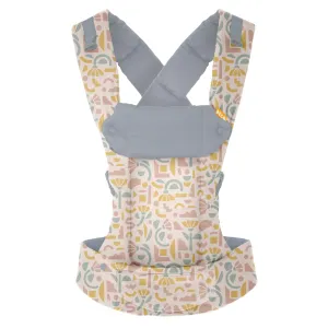 Beco Gemini Baby Carrier Newborn to Toddler - Front, Back and Hip Seat Carrier, Baby Carrier Backpack & Baby Front Carrier with Adjustable Seat, Ergonomic Baby Holder Carrier 7-35lbs (Geo Floral)