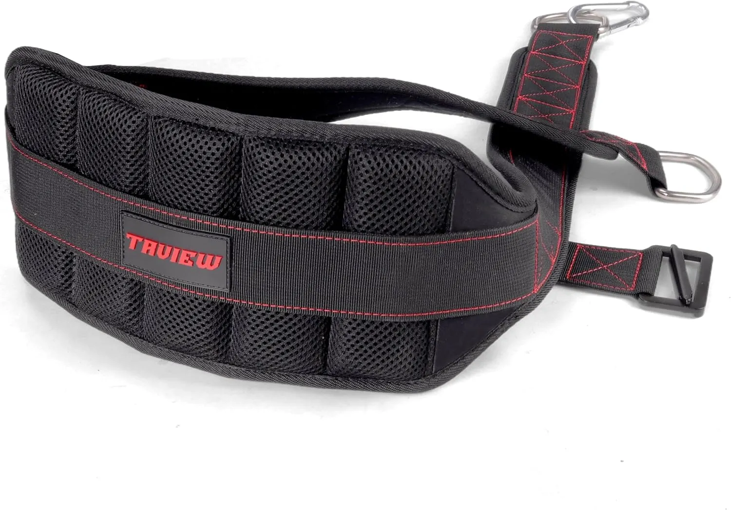 Belt for Belt Squats, Rack Attachment & Squat Machine, Weight Lifting&Powerlifting – Back Support, Low-Profile, Padded Hip & Thigh, Secure Buckle, Heavy Duty