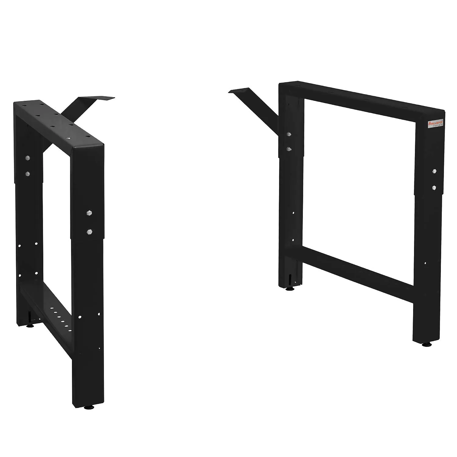 BENCHPRO 29 in. to 35 in. H Adjustable x 26 in. D Black Workbench Table Frame RAF-2-Black