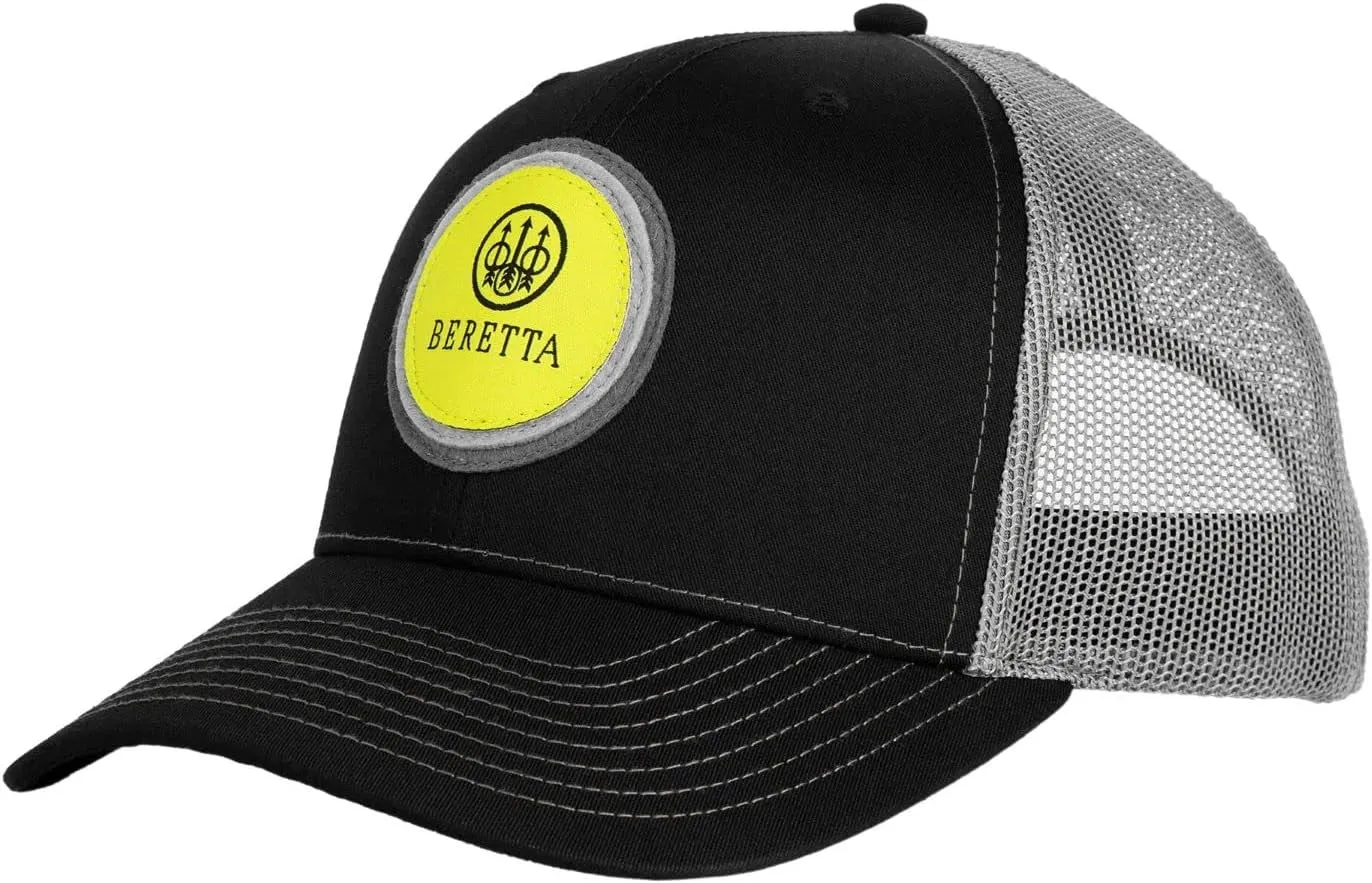 Beretta Men's BXP 112 Trucker Lightweight Outdoor Casual Baseball Cap with Adjustable Snapback &Front Logo-One Size Fits Most