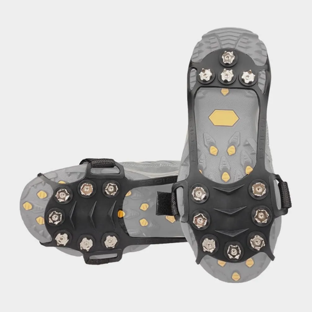 BESPORTBLE 1 Pair Ice Cleats Ice Grippers Traction Cleats Shoes Snow Shoe Spikes Non-Skid Climbing Crampon for Walking on Snow Ice 28x12.5cm