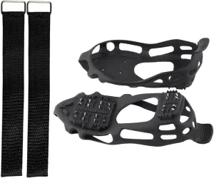 BESTYASH 1 Set Slip Ice Grippers for Shoes Spikes Crampon Covers for Winter Hiking Climbing Fishing Durable Tep Material Excellent Grip Snow Ice