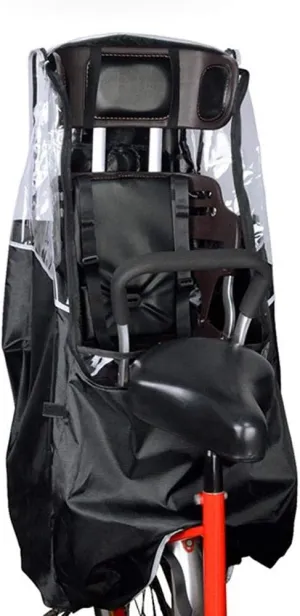 Bike Rear Seat Canopy,Children Bike Raincoat Bike Rainproof Cover Rain Defense Bike Back Seats Rain Coat