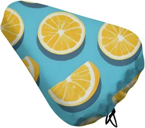 Bike Seat Cushion Bike Seat Cover with Drawstring Bicycle Seats Covers Lemon Wedges Bicycle Saddle Covers Dustproof Bikes Seats Protectors for Mountain Road Cycling