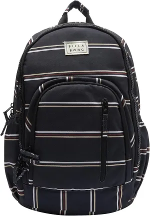 Billabong Women's Roadie Backpack, Black Vanilla Stripe, One