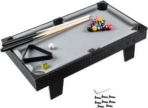 Billiards Game Mini Tabletop Pool Table Set Interactive Toy Leisure Sports Table Game Game Balls Desktop Snooker for Parties