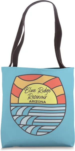 Blue Ridge Reservoir Arizona AZ Sunset Vacation Souvenir Tote Bag