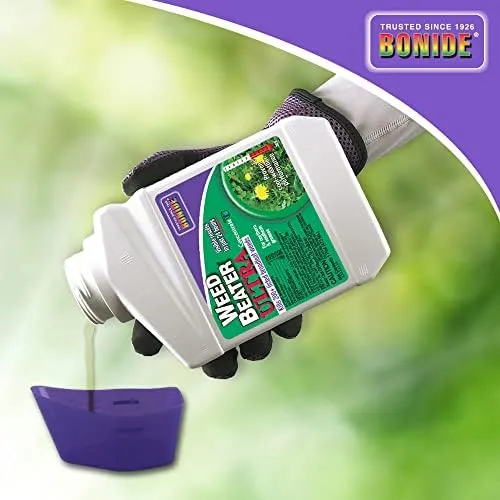 Bonide Weed Beater Ultra, 16 oz Concentrate, Fast-Acting Protection Against Broadleaf Weeds in Warm & Cool Weather