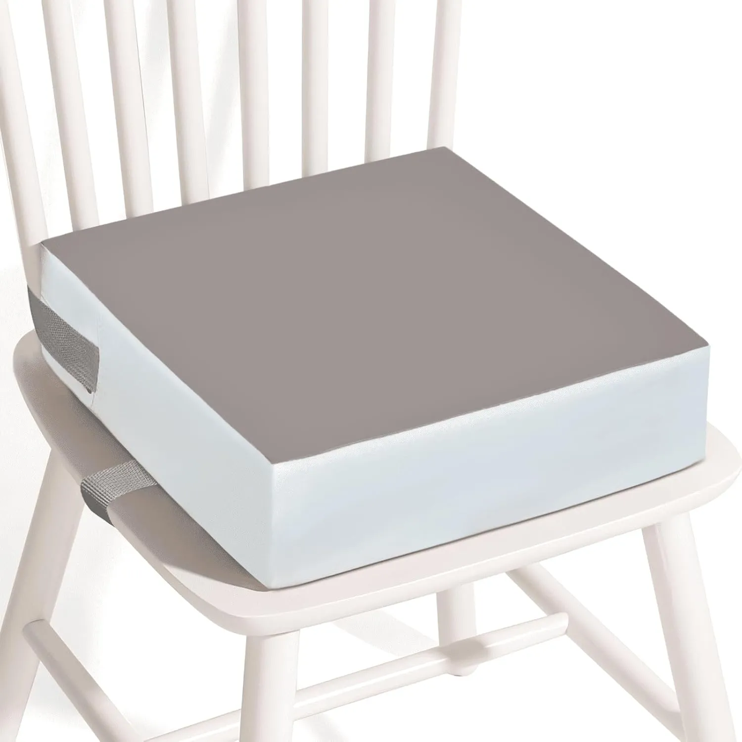 Booster Seat for Table - PU Waterproof Strong Support Toddler Booster Seat for Dining Table, Portable Booster Chair with Adjustable Elasticity Straps for Toddlers Eating Travel Home