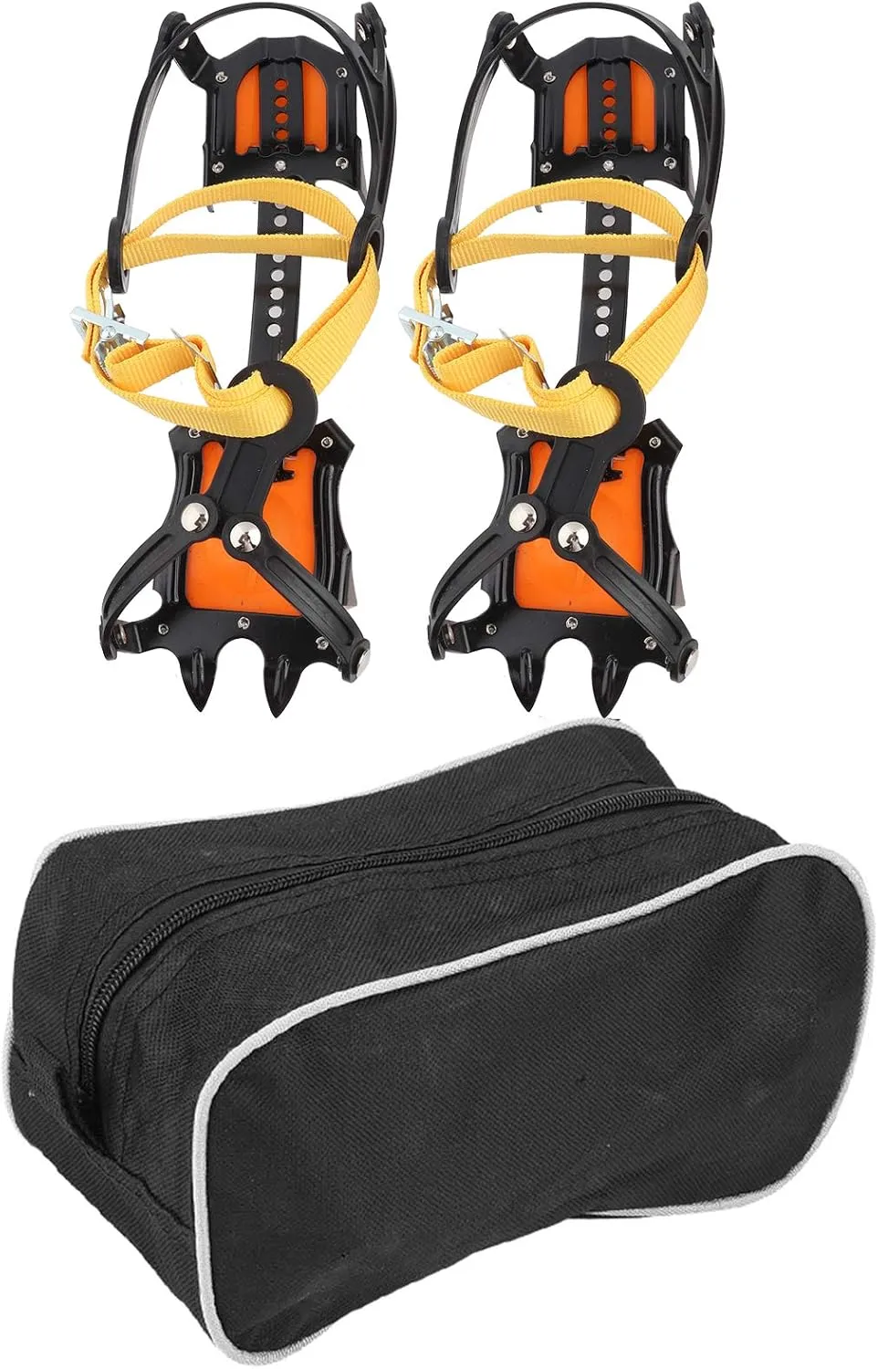 Boots Crampons Climbing Ice Tool 24 x 13 x 11 Portable Outdoor Sports 10-Tooth Snow Crampon Non-Slip Ice Gripper