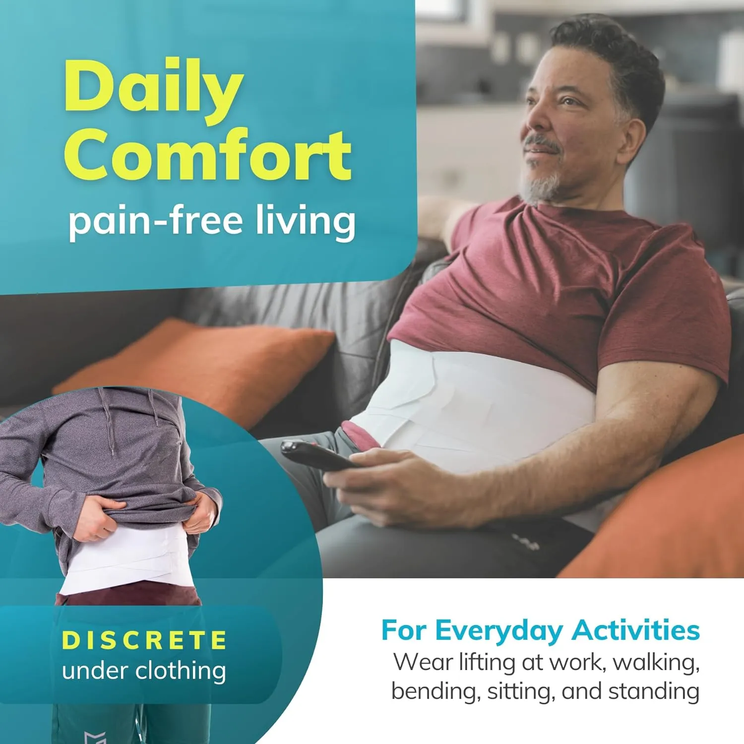 BraceAbility Plus Size 4XL Bariatric Back Brace - XXXXL Big and Tall Lumbar Support Girdle for Obesity Lower Back Pain in Extra Large, Heavy or Overweight Men and Women (Fits 61"-67")