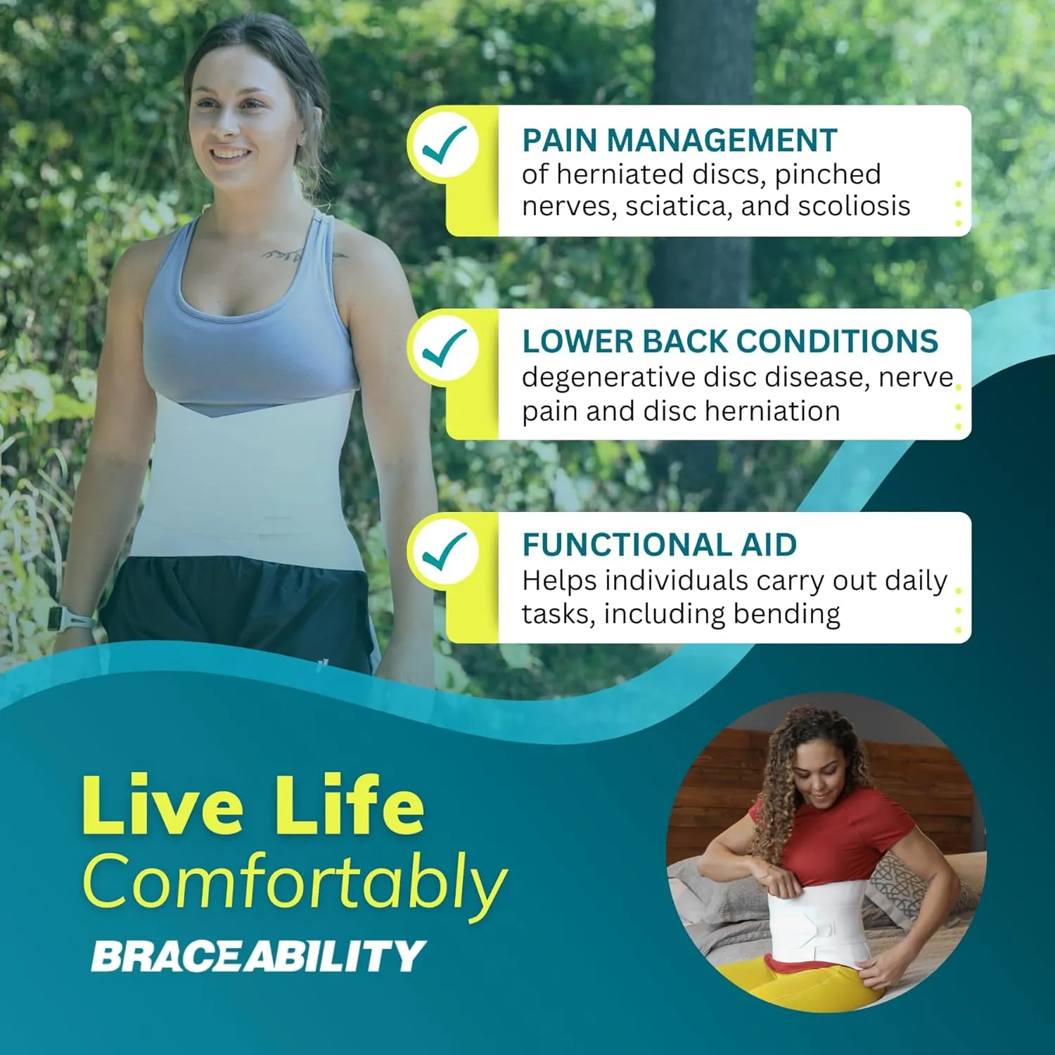 BraceAbility Plus Size 4XL Bariatric Back Brace - XXXXL Big and Tall Lumbar Support Girdle for Obesity Lower Back Pain in Extra Large, Heavy or Overweight Men and Women (Fits 61"-67")