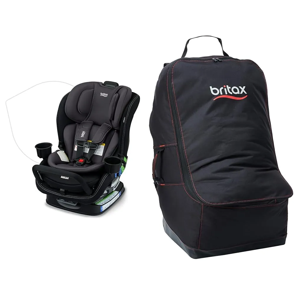 Britax Poplar S Convertible Car Seat, Travel Bag for Car Seats with Padded Backpack Straps and Wheels