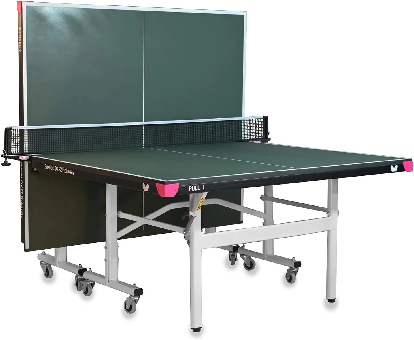 Butterfly Easifold DX 22 Table Tennis Table - 3 Year Warranty Ping Pong Table - 10 Minute Quick Assembly - Folding with Wheels - Compact Storage Ping Pong Table