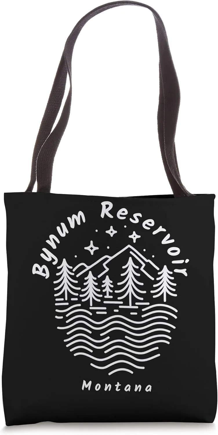 Bynum Reservoir Montana Tote Bag
