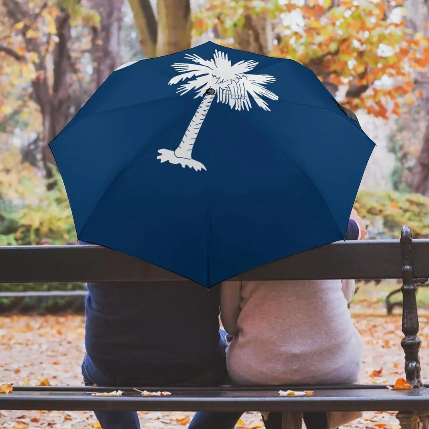 Calculay Russian Flag Portable Automatic Switch Folding Umbrella Manual Sunshade Anti-UV Travel Umbrella Rainproof And Windproof Suitable for Men And Women