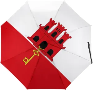 Calculay Russian Flag Portable Automatic Switch Folding Umbrella Manual Sunshade Anti-UV Travel Umbrella Rainproof And Windproof Suitable for Men And Women