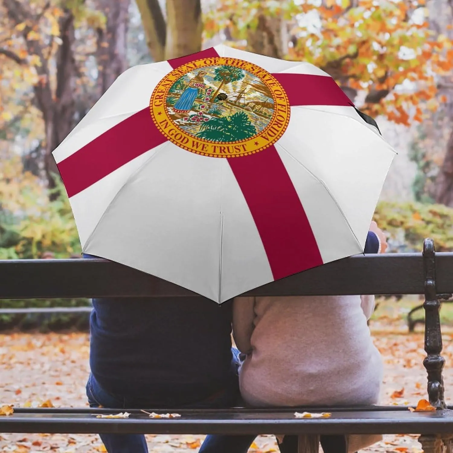 Calculay Russian Flag Portable Automatic Switch Folding Umbrella Manual Sunshade Anti-UV Travel Umbrella Rainproof And Windproof Suitable for Men And Women
