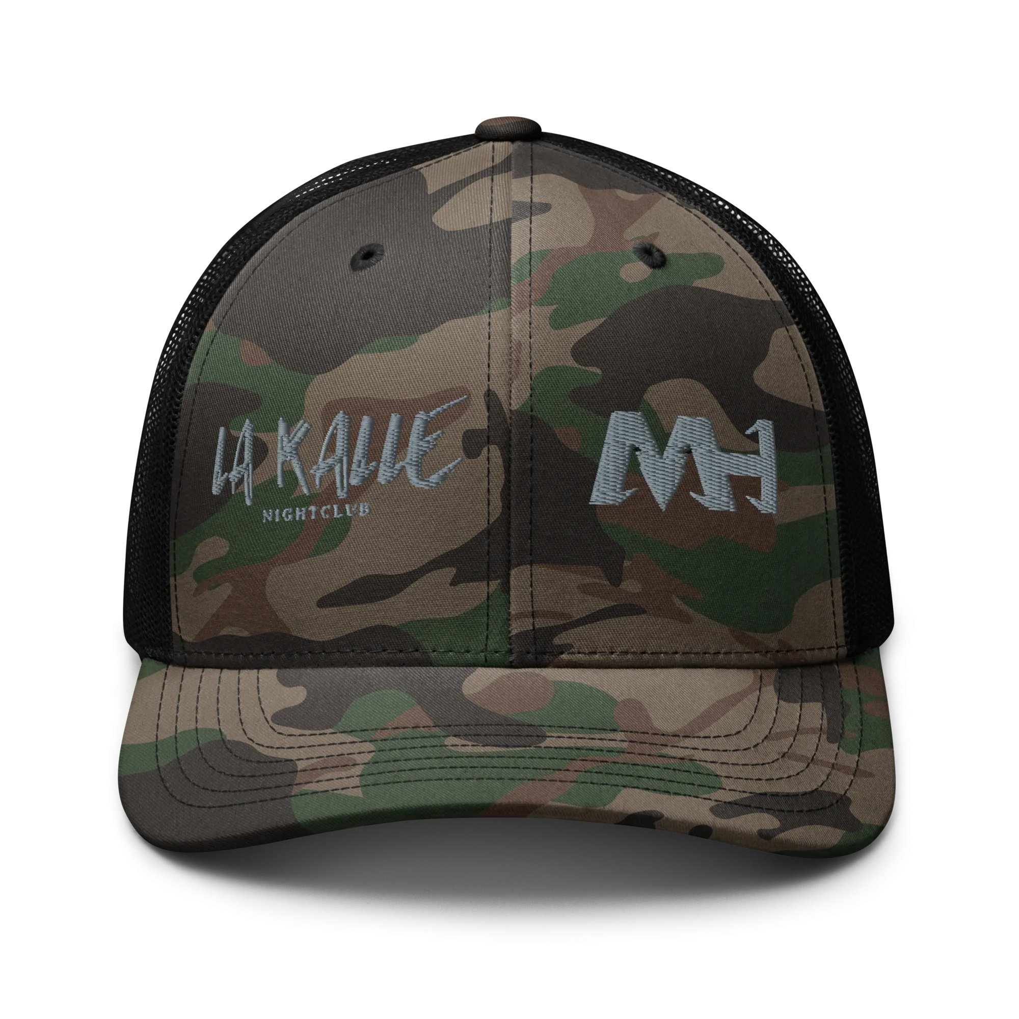 Camouflage trucker hat