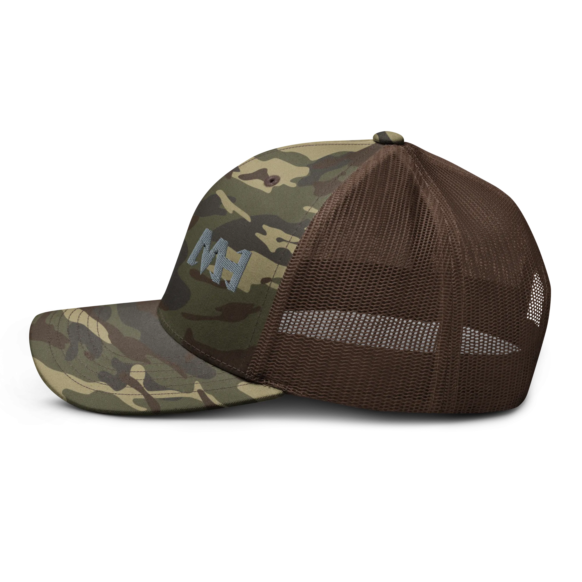 Camouflage trucker hat