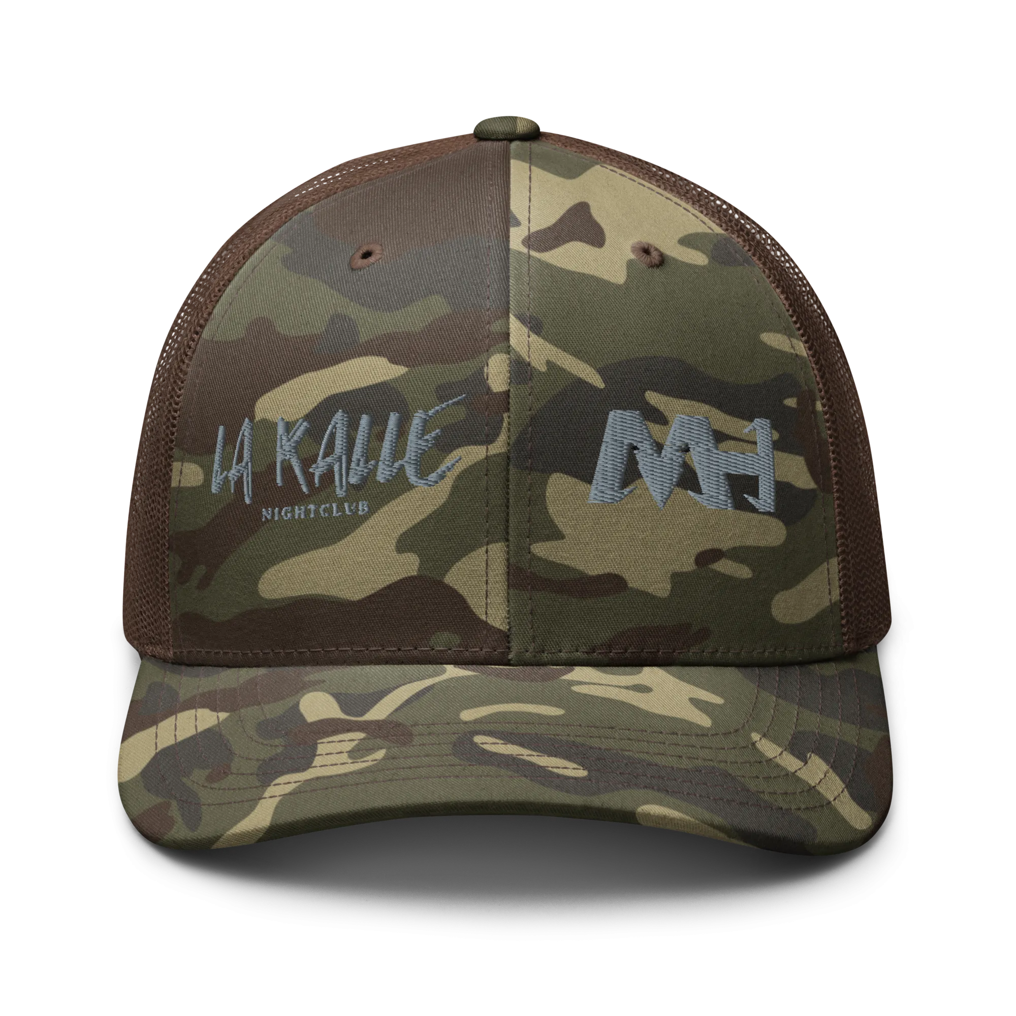 Camouflage trucker hat