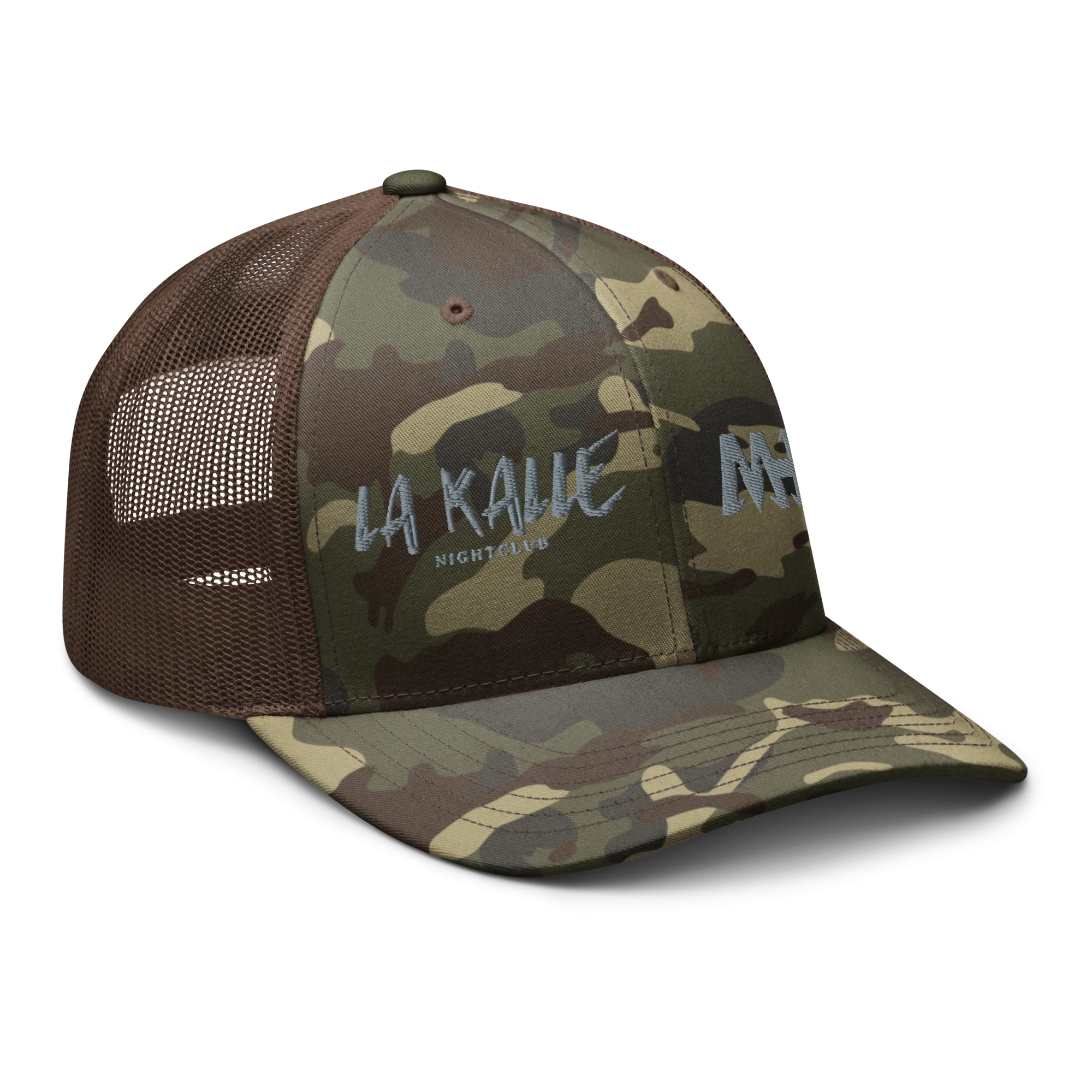 Camouflage trucker hat