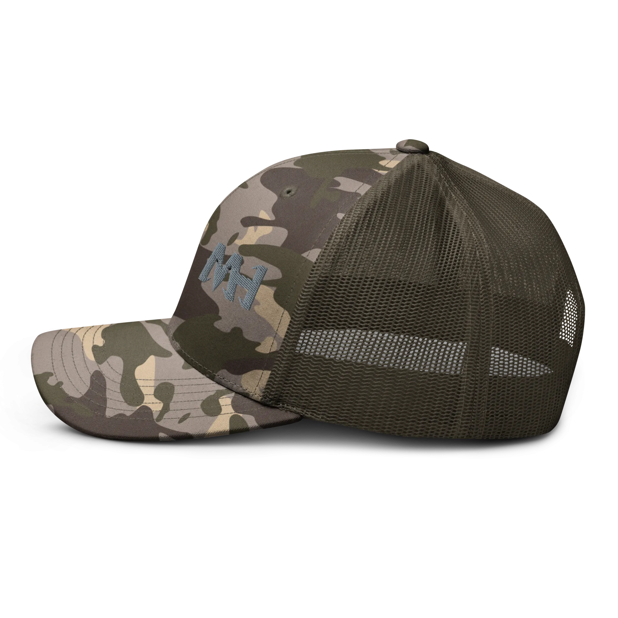 Camouflage trucker hat