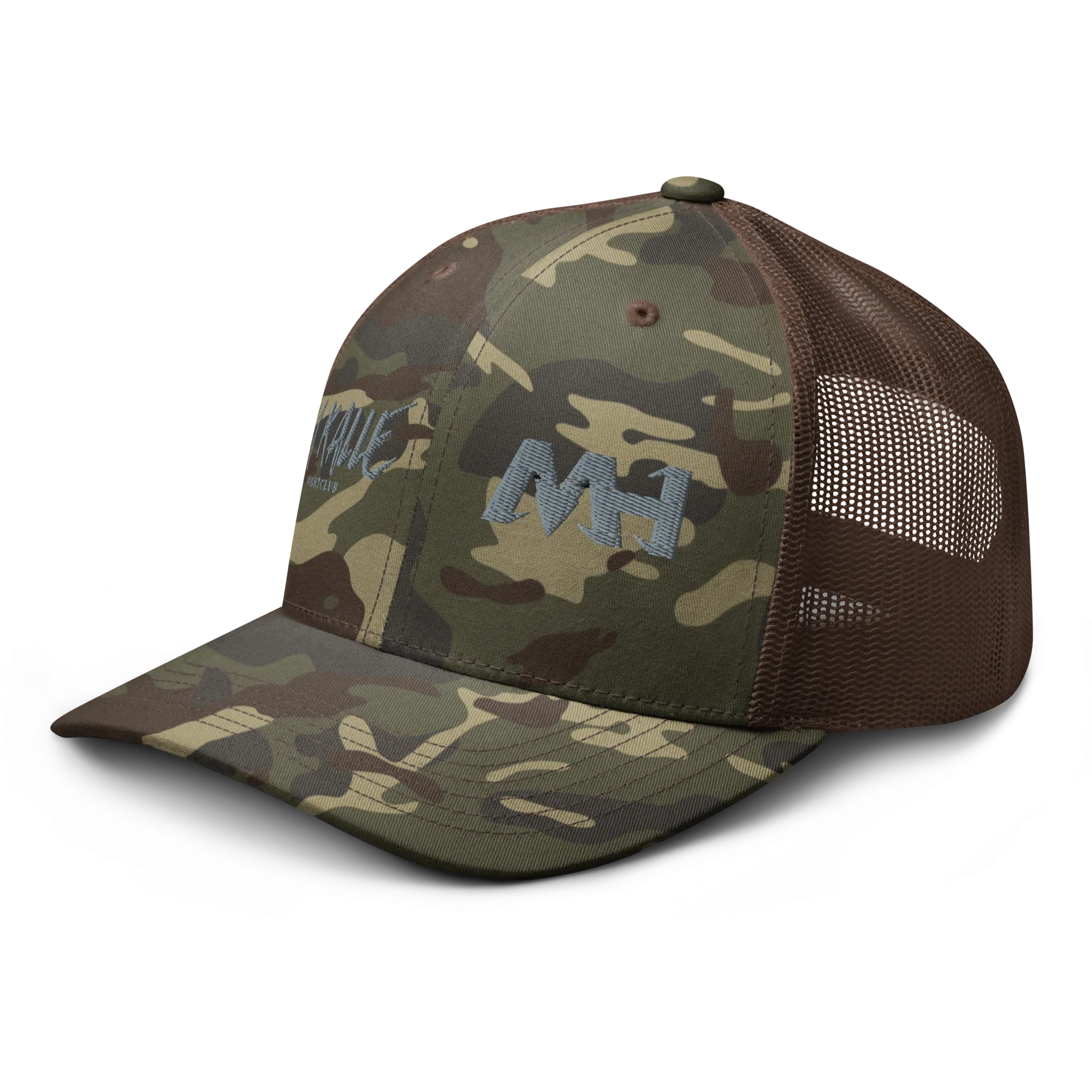 Camouflage trucker hat