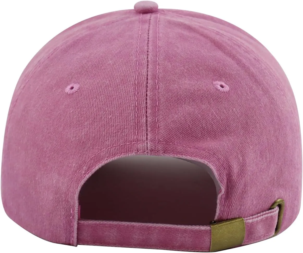 Camp Life Hat for Men Women, Funny Adjustable Cotton 3D Embroidered Camping Hiking Baseball Cap