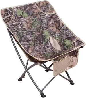 Camping Chair,Folding Camping Chair, Leisure Field Recliner Wood Grain Furniture Folding Fishing Chair Telescopic Table